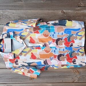 Zara Men’s Beachy Terry Clothlike Casual Button Down Shirt